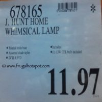 J Hunt Home Juvenile Whimsical Lamp | Costco Price
