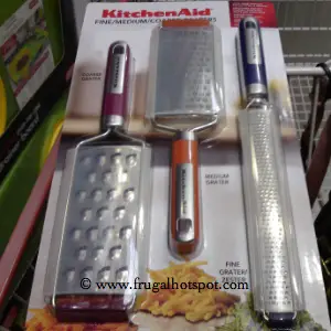 KitchenAid Fine Medium Coarse 3-Pack Graters | Costco