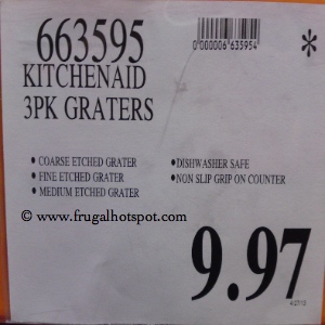 KitchenAid Fine Medium Coarse 3-Pack Graters Costco Price