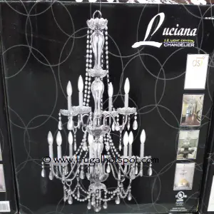 Luciana 12 Light Crystal Chandelier | Costco