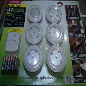 Lightmates LED Wireless Puck Lights With Remote | Costco