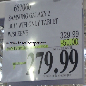 Samsung Galaxy Tab 2 10." Tablet | Costco Sale Price