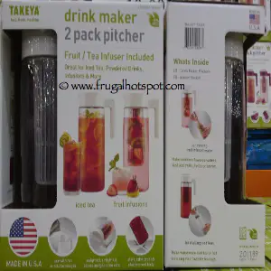 Takeya Drink Maker 2 Pack Pitcher With Tea Fruit Infuser | Costco