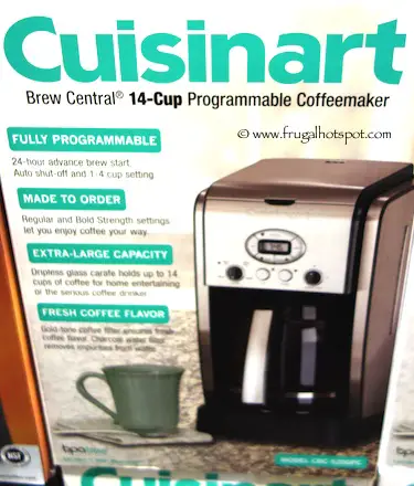 Cuisinart Brew Central 14-Cup Programmable Coffeemaker Costco