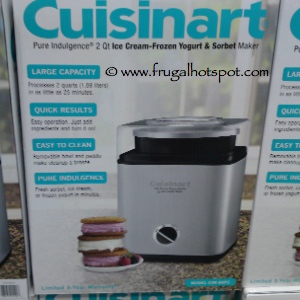 Cuisinart Pure Indulgence Ice Cream Maker | Costco