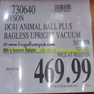 dc41 upright bagless dyson vacuum animal plus costco frugal hotspot