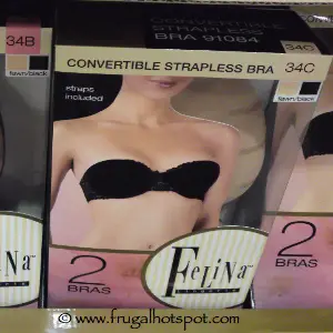 Felina Lingerie Convertible Strapless Bra 2-Pack | Costco
