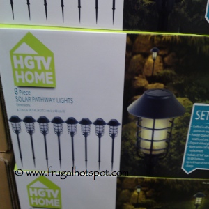 HGTV Home Solar Pathway Lights 8 Piece Set | Costco