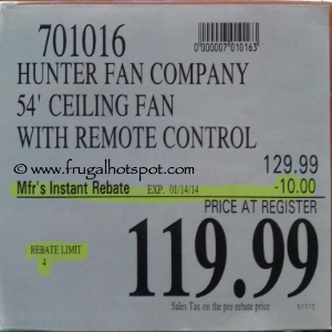 Hunter Ceiling Fan Westhaven Costco Price