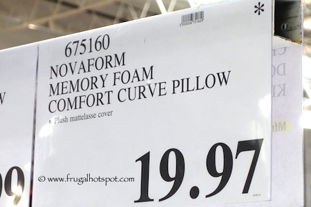 Novaform Memory Foam Comfort Curve Bed Pillow Costco Price