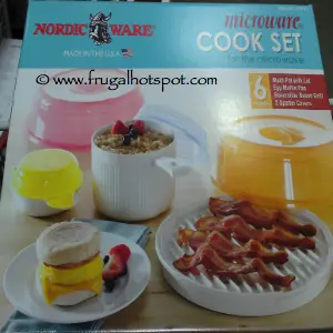 NordicWare Microware 6 Piece Cook Set for the Microwave | Costco