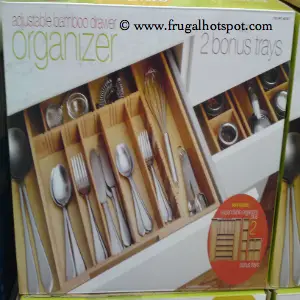 Pandex 3 Piece Bamboo Drawer Organizer | Costco