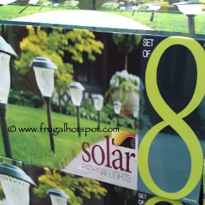 Paradise Solar Pathway Lights 8 Piece | Costco