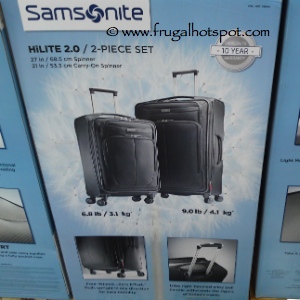Samsonite HiLite 2.0 Spinner Luggage 2-Piece Set | Costco