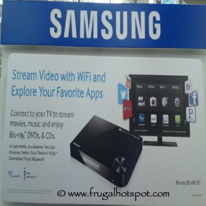 Samsung BluRay DVD Player BD-FM57C | Costco