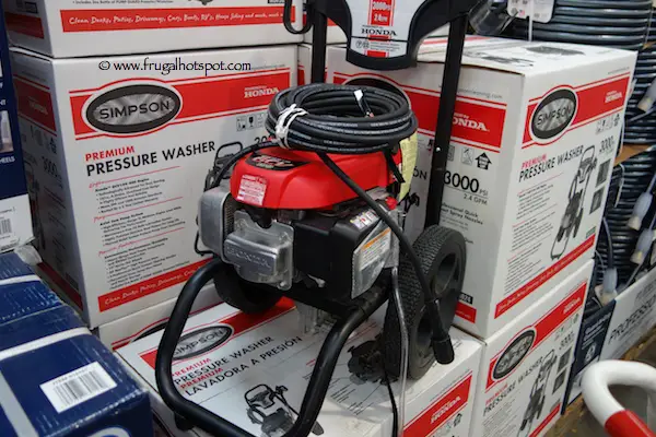 Simpson 3000 PSI Honda-Powered Gas Pressure Washer Costco