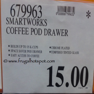 SmartWorks Coffee Pod Drawer Costco Price