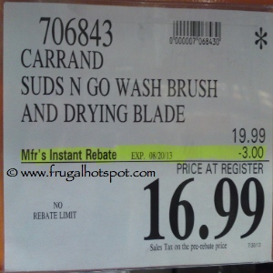 Carrand Suds N Go Wash Brush Costco Price