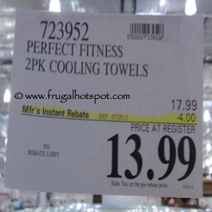 Perfect Fitness Cooling Towels Costco Price