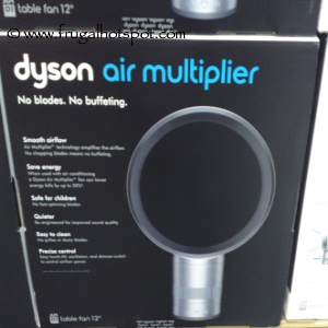 Dyson Air Multiplier Bladeless 12" Table Fan | Costco