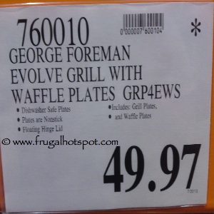 George Foreman Evolve Grill Costco Price