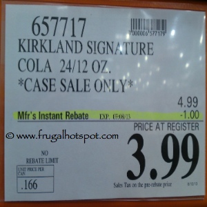 Kirkland Signature Cola Costco Price