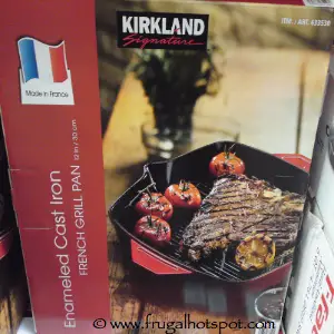 Kirkland Signature 12" Cast Iron French Grill Pan | Costco