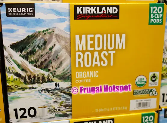 Kirkland Signature Organic Medium Roast Coffee K-Cups | Costco