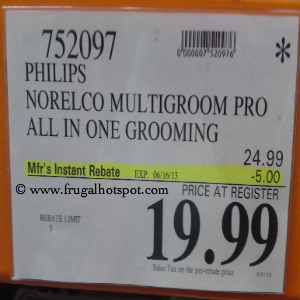 Philips Norelco QG3270 Multigroom Pro Costco Price