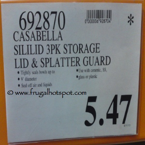 Casabella Sililid 3 Pack Costco Price