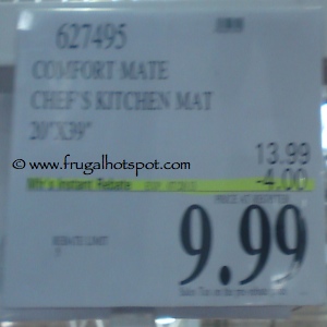 ComfortMate Kitchen Mat by Apache Mills Costco Price