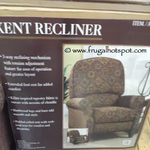 Kent Recliner by Synergy Home Furnishings Costco