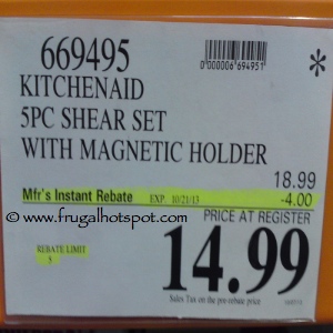 KitchenAid 5 Piece Shear Set Costco Price