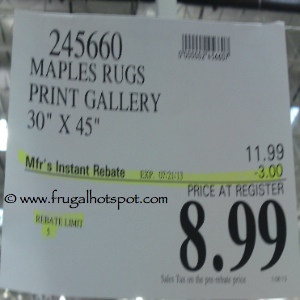 Print Gallery Accent Rug by Maples Rugs Costco Price
