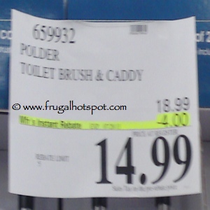 Polder Toilet Brush Caddy Costco Price