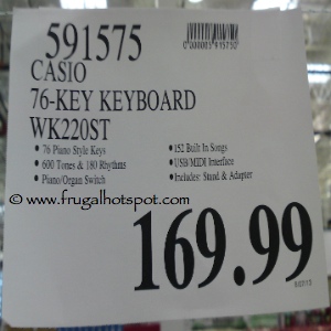 Casio 76 Key Keyboard Costco Price