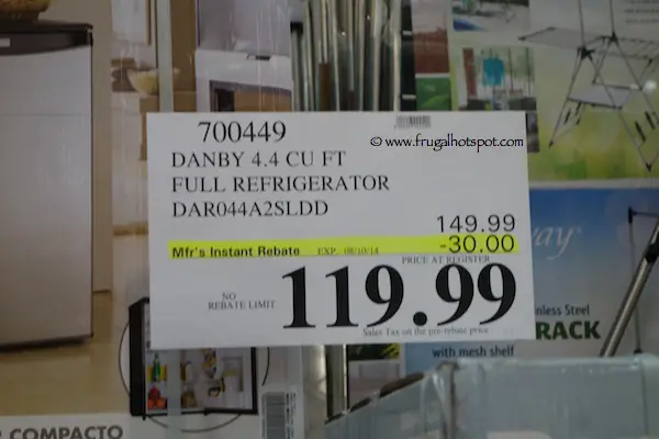 Danby 4.4 Cu Ft Refrigerator Costco Price