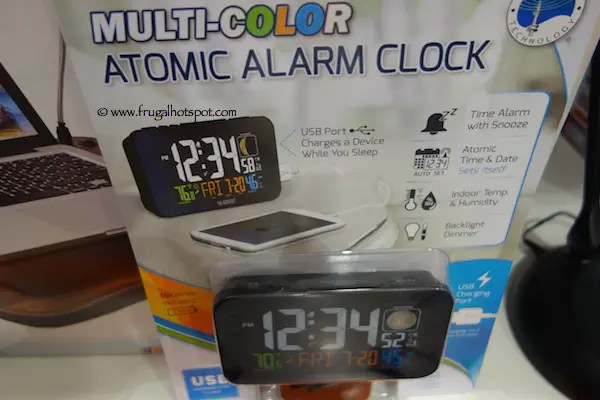 LaCrosse Multi-Color Atomic Digital Alarm Clock Costco