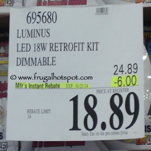 Luminus LED Retrofit Light Kit Costco Price