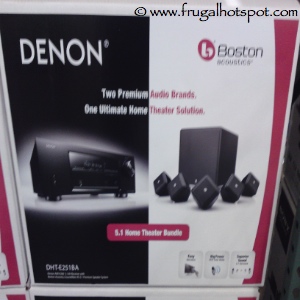 Boston Acoustics & Denon Receiver Home Theatre Bundle Costco