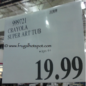 Crayola Super Art Tub Costco Price