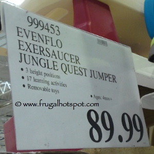 Evenflo ExerSaucer Jungle Quest Jumper Costco Price