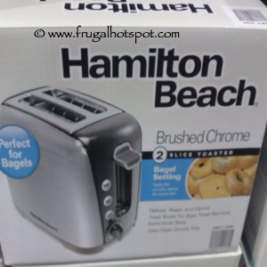 Hamilton 2 Slice Brushed Chrome Toaster Costco