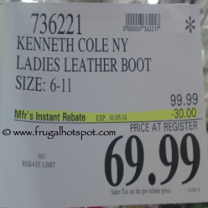 Kenneth Cole Leather Ladies Boot Costco Price