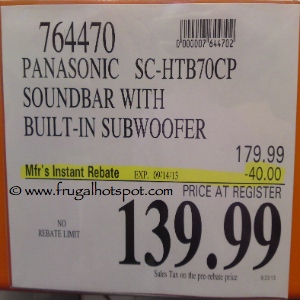 Panasonic Soundbar Costco Price