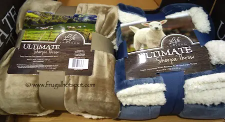 Life Comfort Ultimate Sherpa Throw Costco