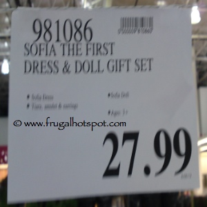 Disney Princess Sofia The First Doll & Deluxe Dress Up Costco Price
