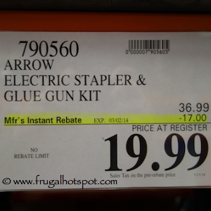 Arrow Electric Stapler & Glue Kit Costco Price