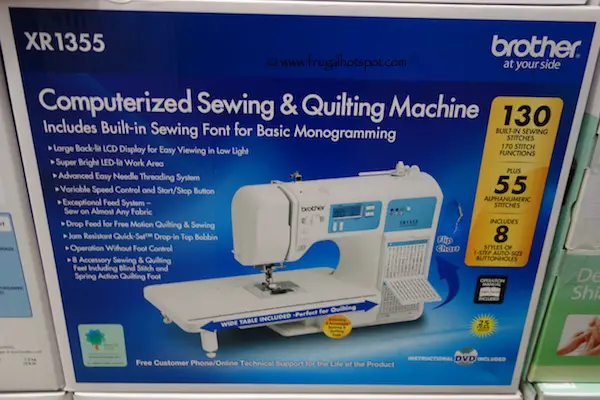 Brother Computerized Sewing & Quilting Machine XR1355 Costco