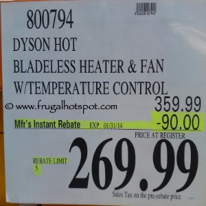 Dyson Bladeless Heater & Fan AM04 Costco Price